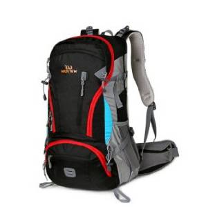 Outdoor Backpack Backpack 40 L Travel Bag for Men and Women Lightweight Waterproof Hiking Backpack Black Average Size