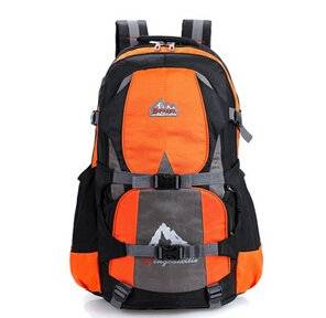 45 L Mountaineering Outdoor Big Backpack Bag Men and Women Lovers and Backpacking Waterproof Sports Bag Orange
