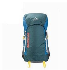 Shoulders Backpack Outdoor Men and Women 40 L Multi-functional Waterproof Knapsack Ultralight Contracted Backpack Navy