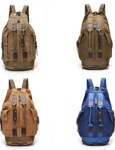 New Canvas Bucket Bag Shoulder Bag Outdoor Sports Mountaineering Riding