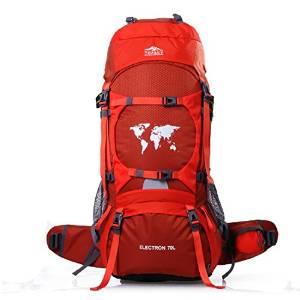 Topsky Unisex Outdoor Sports Mountaineering Travel Waterproof Camping Hiking Backpack 70l (Orange)