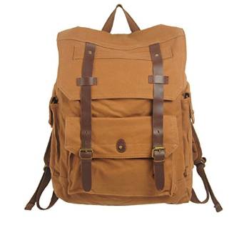 Specially High Density Thick Canvas Backpack Rucksack