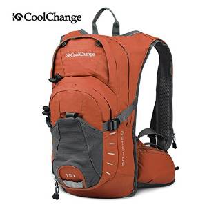 Outdoor Camping Hiking 15L Backpack Portable Backpack -Color: Orange