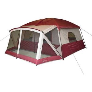 Camping Cabin Tent with Screen Porch 12 Person Outdoor Family Hiking Camp Sports