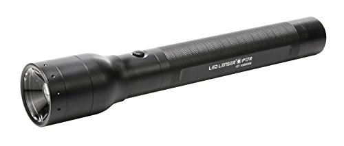 LED Lenser - P17R Rechargeable Flashlight, Black with Intelligent Clip