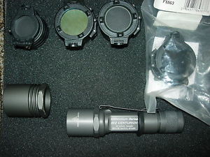 Surefire M2 + Z44 Head+FM34 diffuser+FM54Diffused+FM63IR filter+FM65 red filter