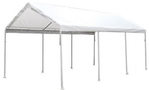 King Canopy HC1020PC 10-Feet By 20-Feet Hercules 8-Leg Canopy, White
