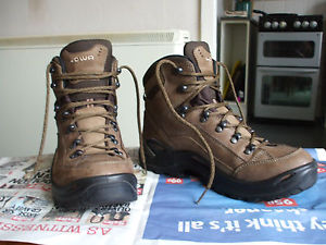 Lowa Renegade Goretex Mid Womens/Ladies Walking/Hiking Boots Brown Size 7