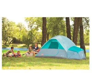 Coleman Fast Pitch 7-Person Family Shelter Outdoor Camping Dome Tent With Annex