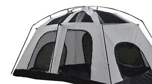 New Grey 8 Person 9 ft Outdoor Family Hiking Shelter Cabin Camping Dome Tent