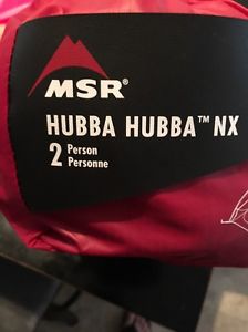 MSR Hubba Hubba NX 2-Person Backpacking Tent New And Ready To Use Now 2016 Model