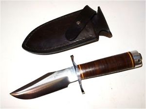 Classic Blades Trail Guide III Jagdmesser Skinner mit Lederscheide Top-Zustand