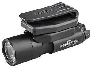 SureFire Y300U-A-BK Handheld 15/500 Lumen Flashlight with Mag Belt Clip, Black