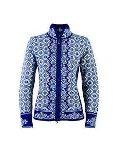 Dale of Norway, Giacca Donna Christiania, Blu (Atlantic Mel/Off White), L
