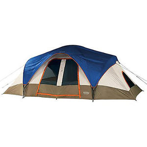 Cabin Tent Instant Camping 8 Person Taupe Outdoor Shelter Family Hiking Travel