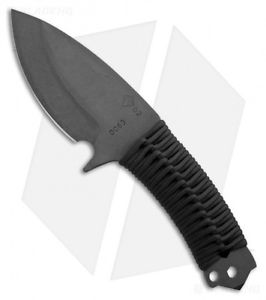 Medford TSP Black Paracord Handle Black PVD Blade Hunting Utility Camping Knife