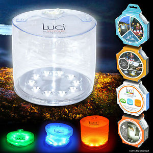 LUCI LIGHTS SOLAR POWERED LAMP BRIGHT LED CAMPING TRAVEL WATERPROOF TENT FISHING