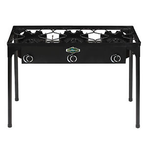 Stansport Outdoor Stove with Stand 3 Burners