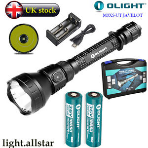 Olight M3XS UT Javelot Cree XP-L LED Flashlight 1200lms w/3400mh Battery+Charger