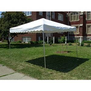 Party Tent- Heavy Duty Vinyl White 15' X 15' West Coast Frame Tent- Free Shipping