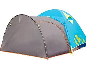 Generic Round Bulged 6 Person Tent Color Grey