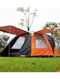 Ling@ Ultraviolet Resistant / Rain-Proof / Anti-Insect Polyester One Room Tent Dark Blue / Orange