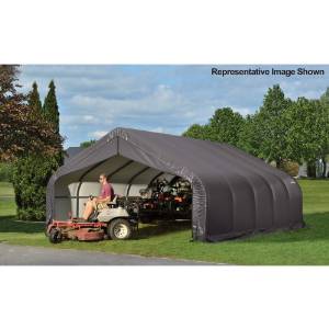 ShelterLogic 18 x 28 x 12 Peak Frame Garage Shelter