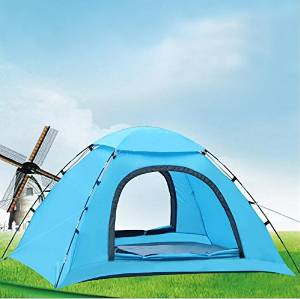 WZH Outdoor hot sale Automatic tent Three-use camping Rainproof 3-4people Quick opening double layers