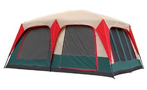 Generic Spacious Hiking 3 Person Tent Color Multicolor