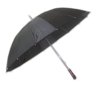 10 Pack 50" Black Umbrella Manual Open Full Size Umbrella