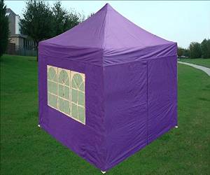 8'x8' Pop up 4 Wall Canopy Party Tent Gazebo Ez Purple - By DELTA Canopies