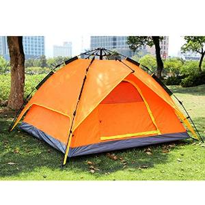 New 3-4 Person Honeycomb Texture Waterproof Outdoor Automatic Camping Tent