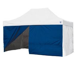 E-Z UP 15' Mid-Zip Sidewall, Blue, Truss Clips