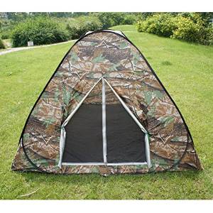 Gazelle Camouflage Camping Hiking Easy setup Instant Pop Up Tent 2-3 Person