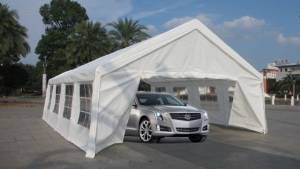 New White 20x26' Heavy Duty Carport Party Tent Canopy Car Shelter Tent