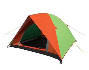 ZJKC&reg; 3 to 4 Person Double Layer Cabin Hiking Tent, 1 Room with 2 Doors, 5.5 lbs, 78.7'' x 78.7'' x 55.1'', Instant Sundome Lightweight Camping Tent