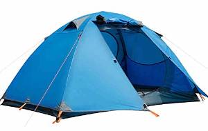 Generic Summer 4 Perosn Tent Color Blue