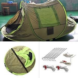 Camping Sleep Tent 4 Season 3 Poles Hiking 2-3 Person
