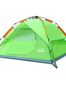 Hewolf Moistureproof Waterproof Polyester One Room Auto Build Tent 1768 Green/Blue/Chocolate/Army Green , Sky Blue