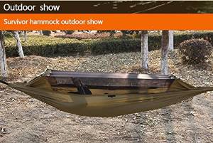 Camping Hiking Outdoor Survivor Portable Mosquitoe Hammock Wear Tent Travel Tent