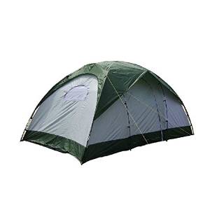 ZJKC&reg; 8-Person 3 Room Cabin Family Tent 210T Polyester Rain Fly PU3000mm Waterproof 12.5 by 7.9 Foot Camping Tent