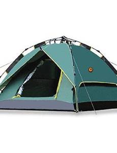 Ling@ Ultraviolet Resistant / Rain-Proof / Well-ventilated Oxford / Polyester One Room Tent Army Green