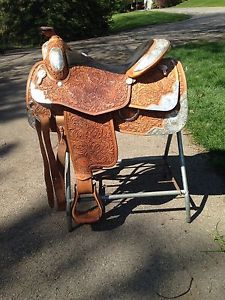 Tex Tan Imperial Show Saddle 16" seat BEAUTIFUL!