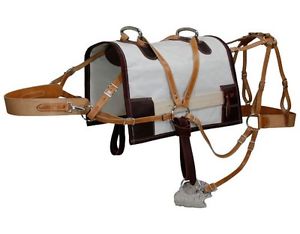 Outfitters Supply Decker Pack Saddle Economy Canvas Breed Brown WPS455