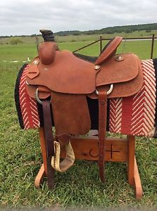 14.5 inch roping saddle by Master’s Saddlery