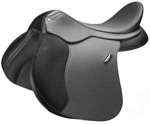 Wintec 500 All Purpose English Saddle Flocked Black-16.5 Inch-Easy Fit Solution