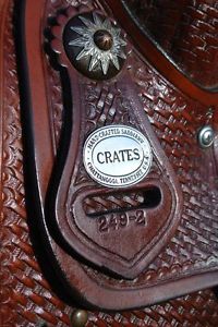 CRATES Reining Saddle 15" Equifit Tree Basket Weave #249-2 Great Saddle!