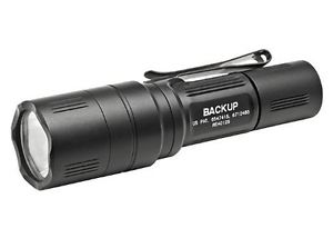 Surefire Backup Tactical Switch Dual Output LED Flashlight, Black