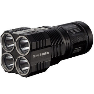 NITECORE NCTM26GT TM26GT Rechargeable Flashlight, Black, 3500 lm, 4 x 18650