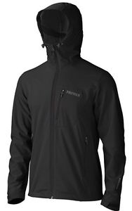 Marmot Men Rom Jacket, Size M, Windstopper hooded Softshell, black